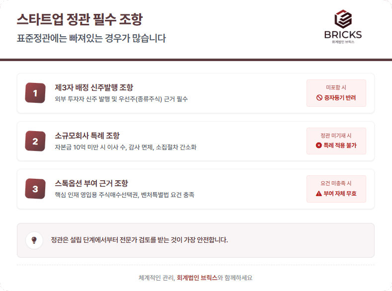 스타트업 전문 회계법인 주식회사_설립_전_5가지_필수개념_표준정관 고려 _ 회계법인브릭스